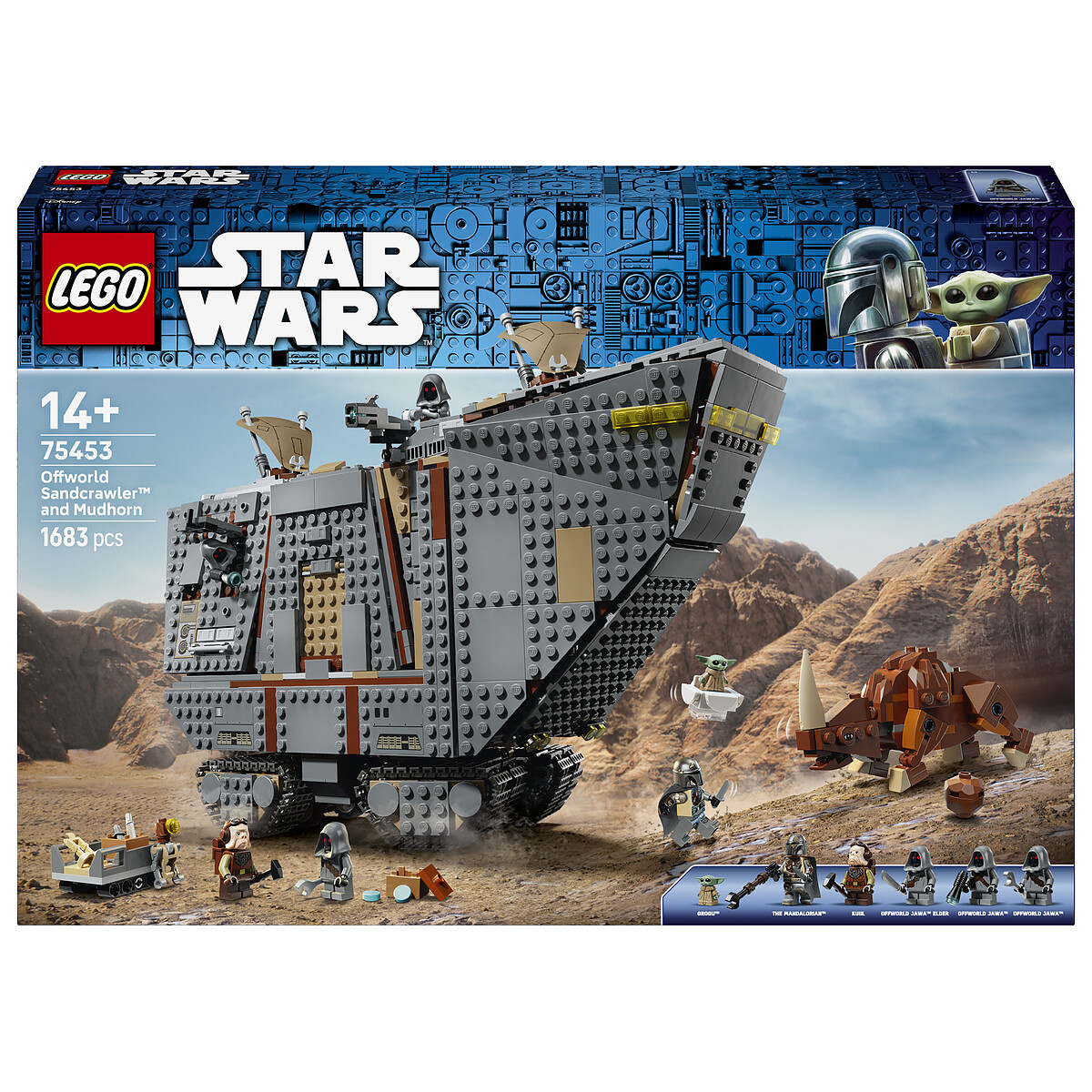 LEGO Star Wars 75453 Le Sandcrawler d'Offworld et le Mudhorn