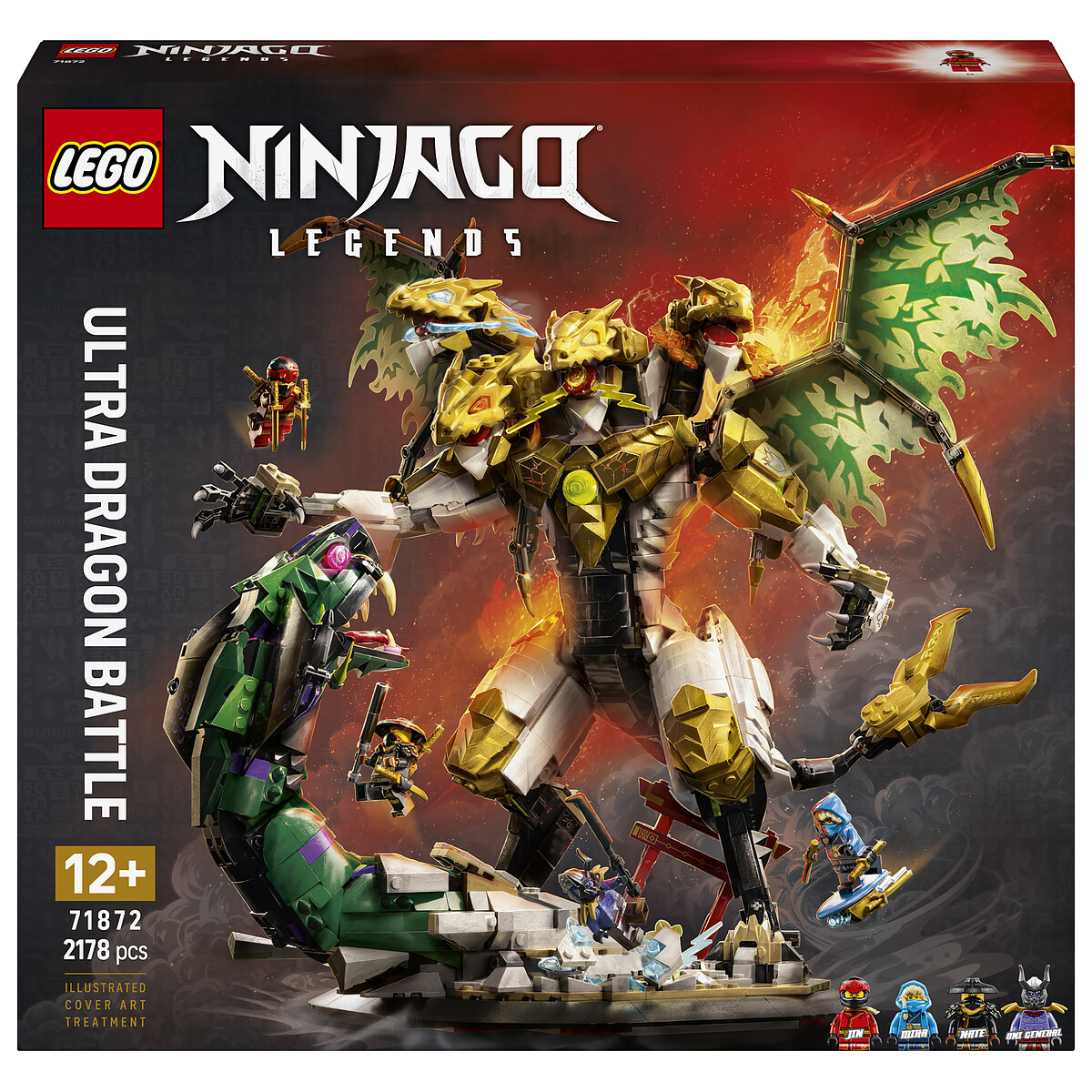 Lego Ninjago Legends 71872 - Ultra Dragon Battle À 4 Têtes - 2178 Pièces - Image 5
