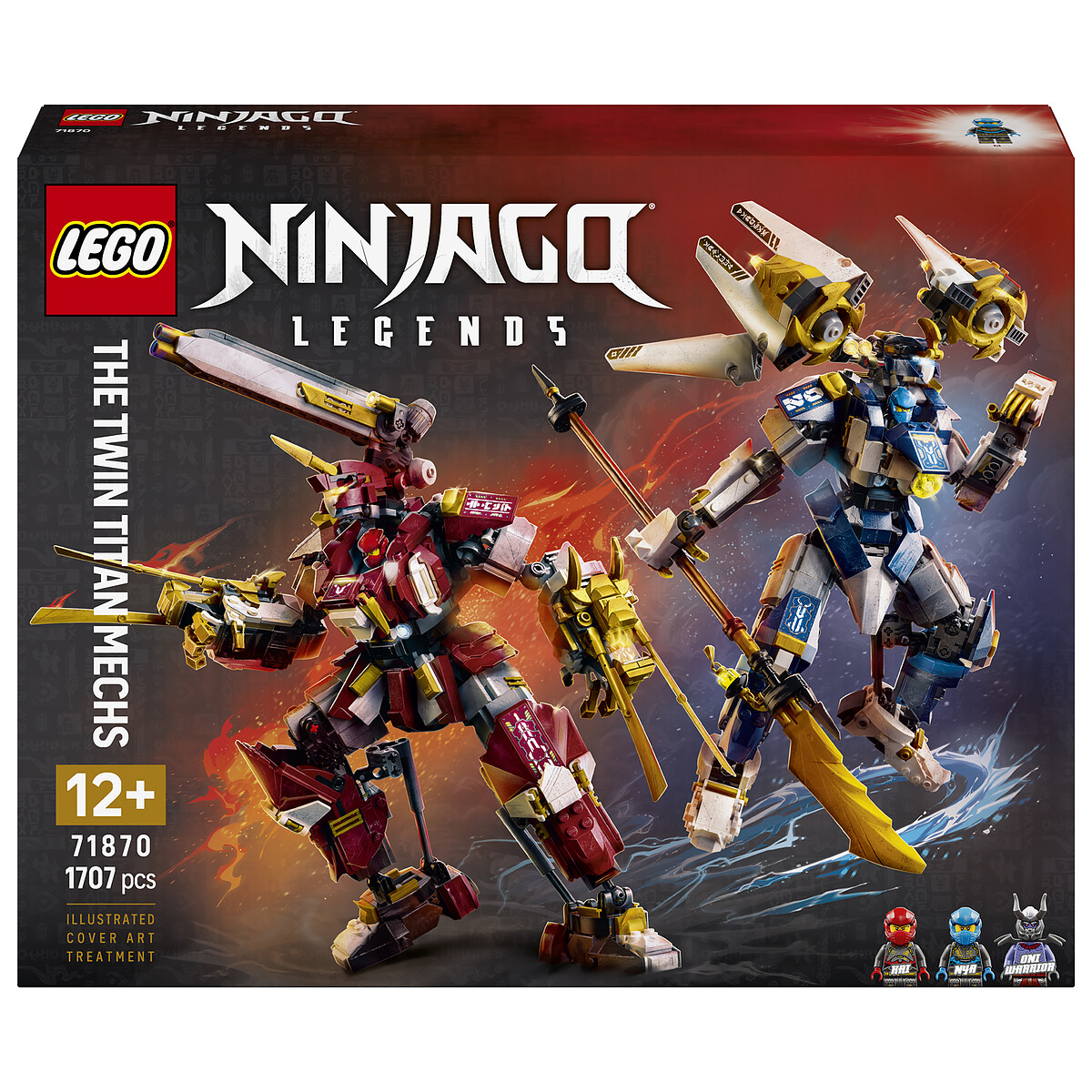 LEGO Ninjago 71870 Les Robots Titan Jumeaux