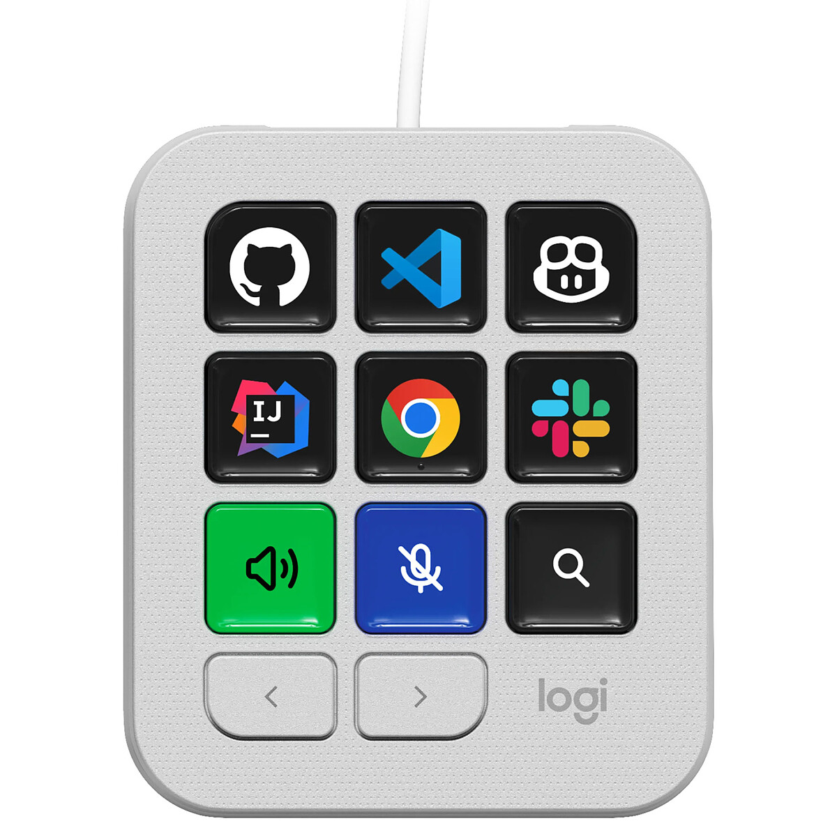 Logitech Gris Mx Keypad ( Pâle)