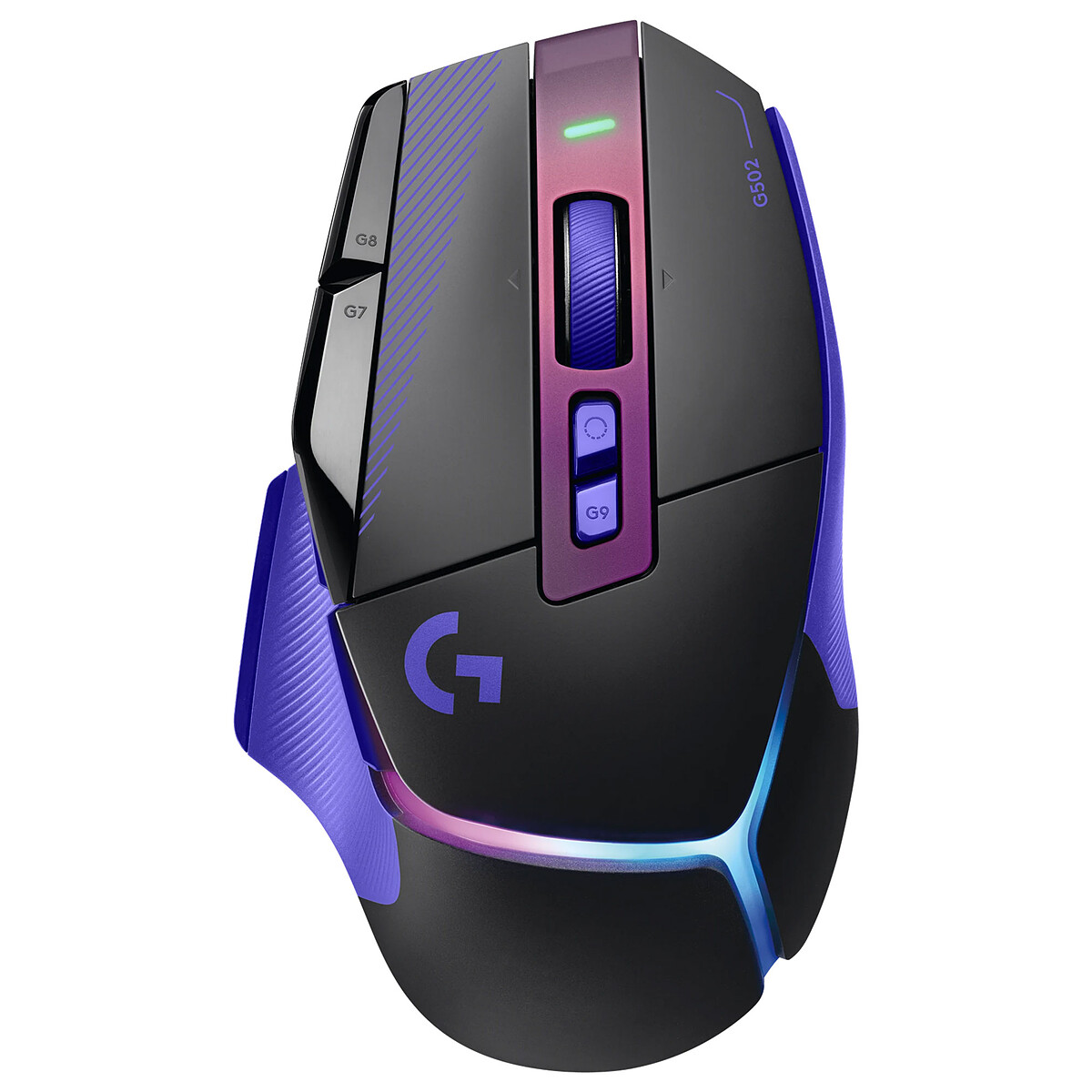 Logitech G502 X Plus Lightspeed Souris Gaming Sans Fil Optique Lilas - Image 3