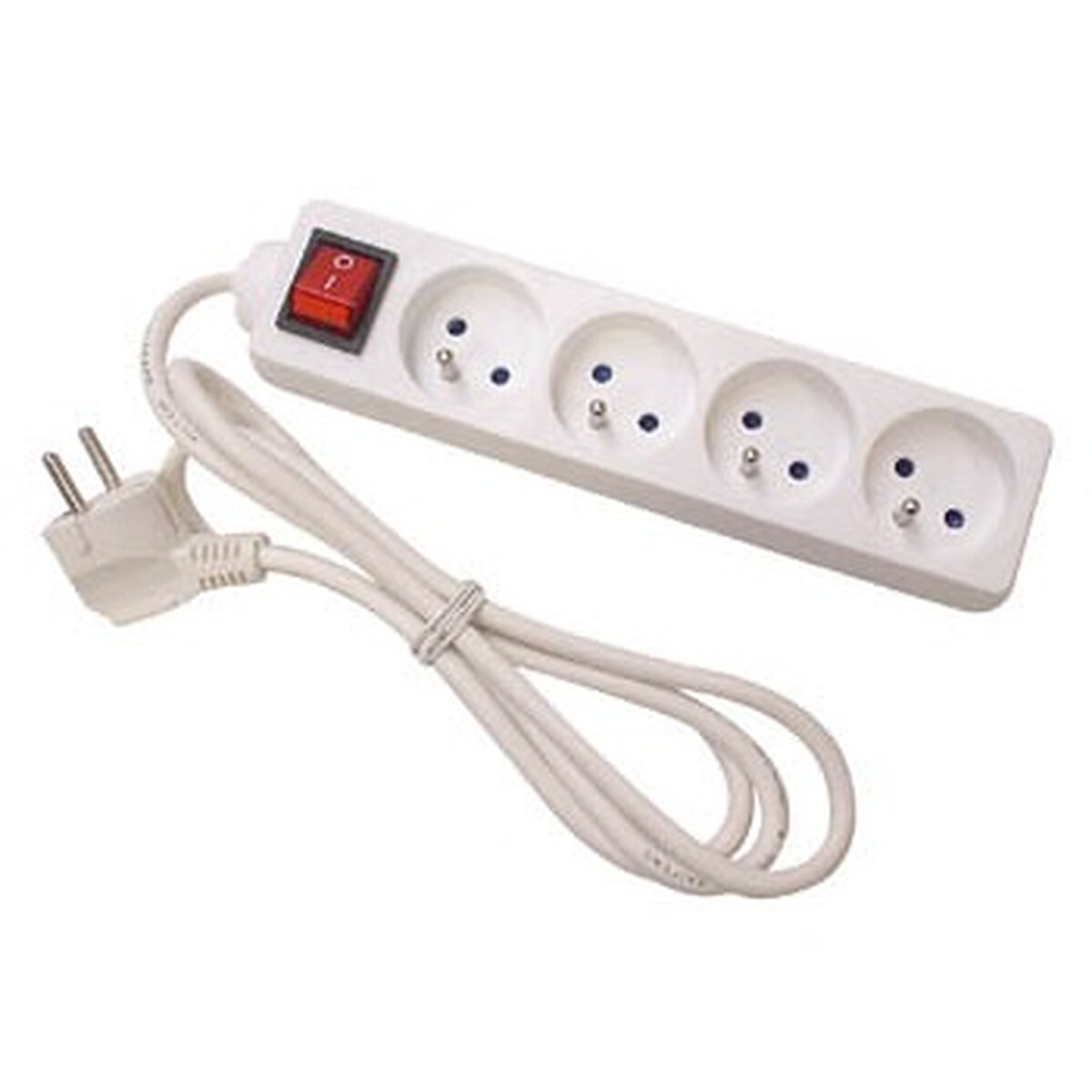 Multiprise 4 prises avec interrupteur