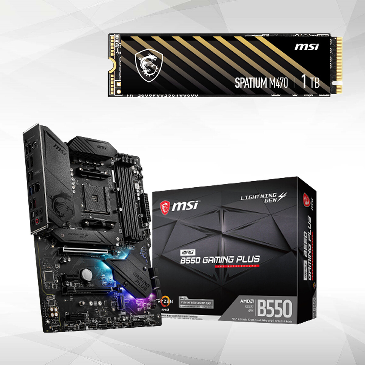 MSI MPG B550 GAMING PLUS AM4 ATX Motherboard B550GPLUS B&H Photo
