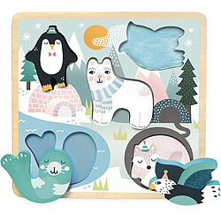 Vilac Encastrement Tactile Banquise - Michelle Carlslund