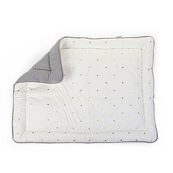 Avis Childhome Tapis de Parc Jersey - Grey & Gold Dots