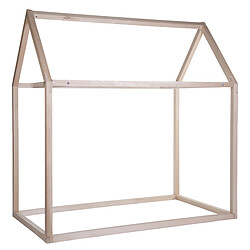 Childhome Lit Bébé Cabane Naturel - 70 x 140 cm