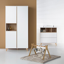 Quax Armoire 3 Portes Loft - Blanc