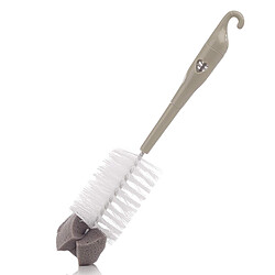 Avis Jané Goupillon Double Usage Brosse et Eponge - Beige