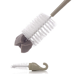 Jané Goupillon Double Usage Brosse et Eponge - Beige