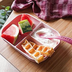 BÉABA Set Repas Compartimenté avec Ventouse - Pink