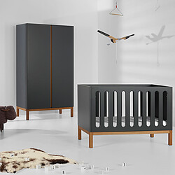 Quax Lit Bébé Evolutif Indigo Moonshadow - 140 x 70 cm