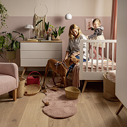 Vox Meubles Lit Bébé Evolutif Nature Blanc - 70 x 140 cm pas cher