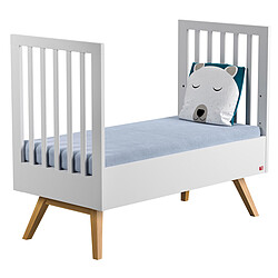Avis Vox Meubles Lit Bébé Evolutif Nature Blanc - 70 x 140 cm