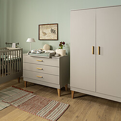 Vox Meubles Armoire 2 Portes Lounge - Gris