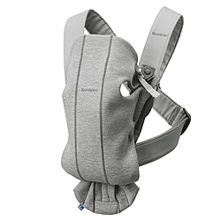 BabyBjörn Porte-bébé Mini 3D Jersey - Gris Clair