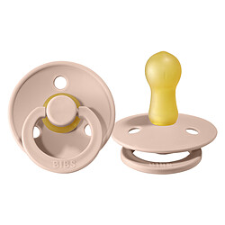 Avis Bibs Lot de 2 Sucettes Rondes Colour Blush et Dark Oak - 6/18 Mois