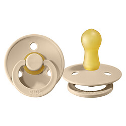 Avis Bibs Lot de 2 Sucettes Rondes Colour Vanilla & Blush - 6/18 Mois