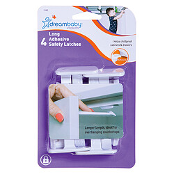 Dreambaby Lot de 4 Verrous de Sécurité Adhésifs pas cher