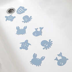 Dreambaby Lot de 10 Stickers Antidérapants Thermosensibles - Bleu
