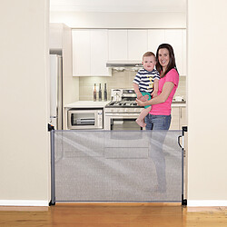 Dreambaby Barrière de Sécurité Rétractable - Gris