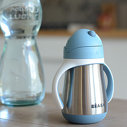 BÉABA Tasse Paille Inox Windy Blue - 250 ml