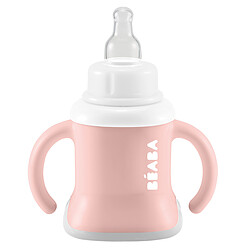 BÉABA Tasse Evoluclip 3-en-1 Old Pink - 150 ml