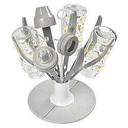 BÉABA Egoutte Biberon Pliable Flower - Grey