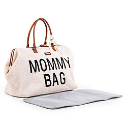 Childhome Mommy Bag Large Teddy - Off White pas cher