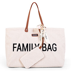 Childhome Family Bag Teddy - Ecru pas cher