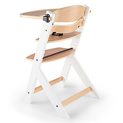 Kinderkraft Chaise Haute ENOCK - Naturel et Blanc pas cher