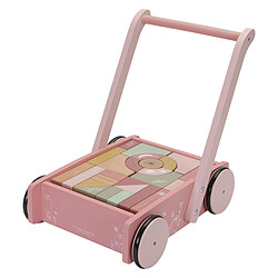 Little Dutch Chariot à Blocs Flowers - Rose