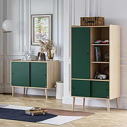 Vox Meubles Portes Additionnelles Armoire Retro - Vert Foncé