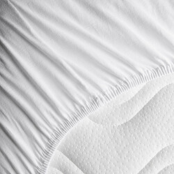 Kadolis Drap Housse Coton Bio Blanc - 40 x 80 cm