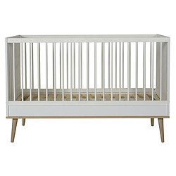 Quax Lit Bébé Evolutif Flow Blanc - 70 x 140 cm