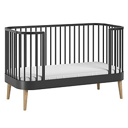 Vox Meubles Lit Bébé Evolutif Paris Noir - 70 x 140 cm