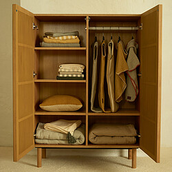 Armoire 2 Portes Hai No Ki - Naturel