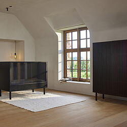 Armoire 2 Portes Hai No Ki - Black Ash