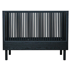 Quax Lit Bébé Evolutif Hai No Ki Black Ash - 60 x120 cm