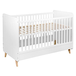 Quax Lit Bébé Evolutif Loft Blanc - 70 x 140 cm