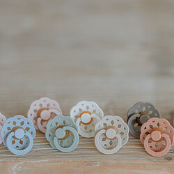 Acheter Bibs Lot de 2 Sucettes Rondes Boheme Ivory & Sage - 6/18 Mois