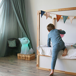 Acheter Atelier Pierre Lampe Ambiance Enceinte Bluetooth Cesar - Blanc