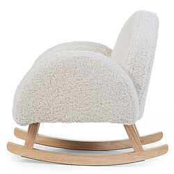 Childhome Fauteuil à Bascule pour Enfant - Teddy Ecru pas cher