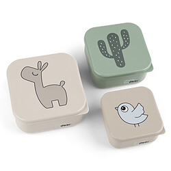 Done by Deer Lot de 3 Boîtes à Goûter Gigognes - Lalee Sable Mixte