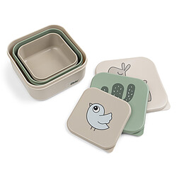 Done by Deer Lot de 3 Boîtes à Goûter Gigognes - Lalee Sable Mixte