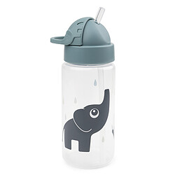 Done by Deer Gourde avec Paille Elphee Bleu - 350 ml