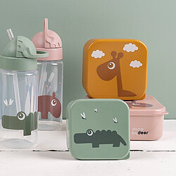 Done by Deer Gourde avec Paille Ozzo Rose - 350 ml