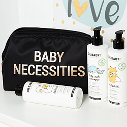 Acheter Childhome Trousse de Toilette Baby Necessities - Noir et Or