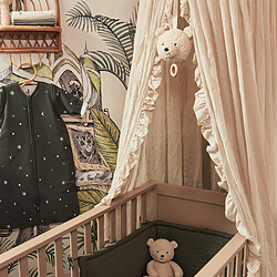 Jollein Ciel de Lit Leaf Ruffle Nougat - 245 cm