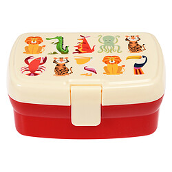 Rex London Boîte à Goûter avec Plateau Amovible - Colourful Creatures