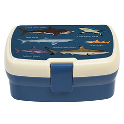 Rex London Boîte à Goûter avec Plateau Amovible - Requins